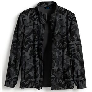 Scales Man's Size S - Gear Frigate Camo Full Zip Jacket